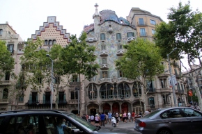 Casa Batllo, designed by Antoni Gaudi, Barcelona